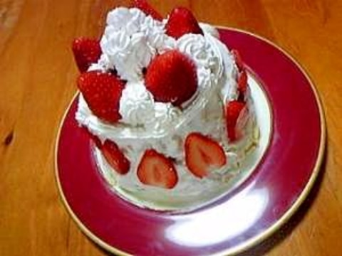 小学生でも作れる♡ひな祭り♡いちごケーキ